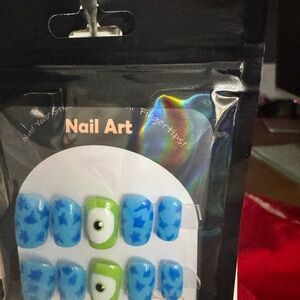 Monster Inc. Blue and Green Nail Art Set